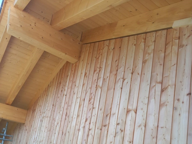 Ferienhaus-Sanierung durch Graber-Holzbau mit neuer Fassade